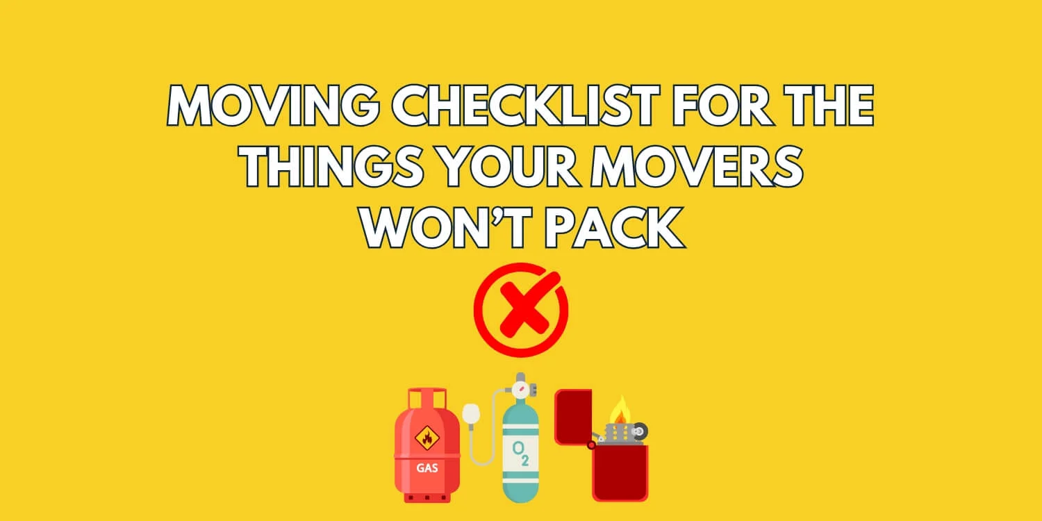 things movers won't pack