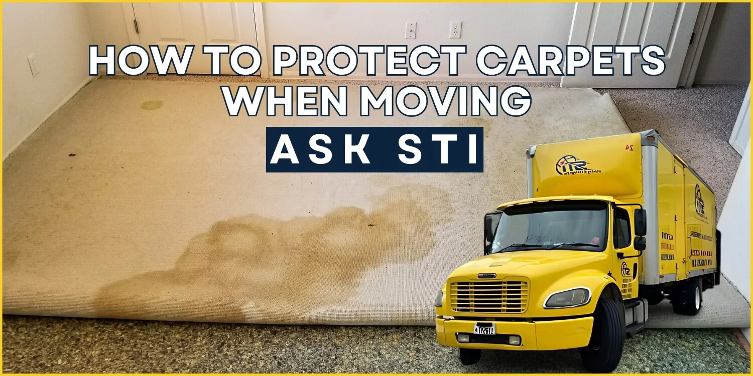 how to protect carpet when moving​