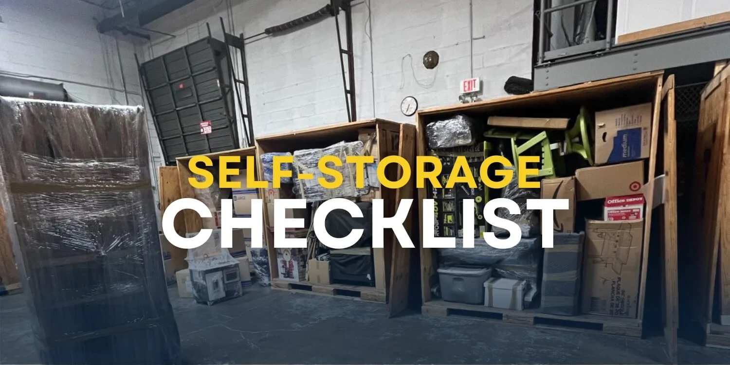 self storage checklist
