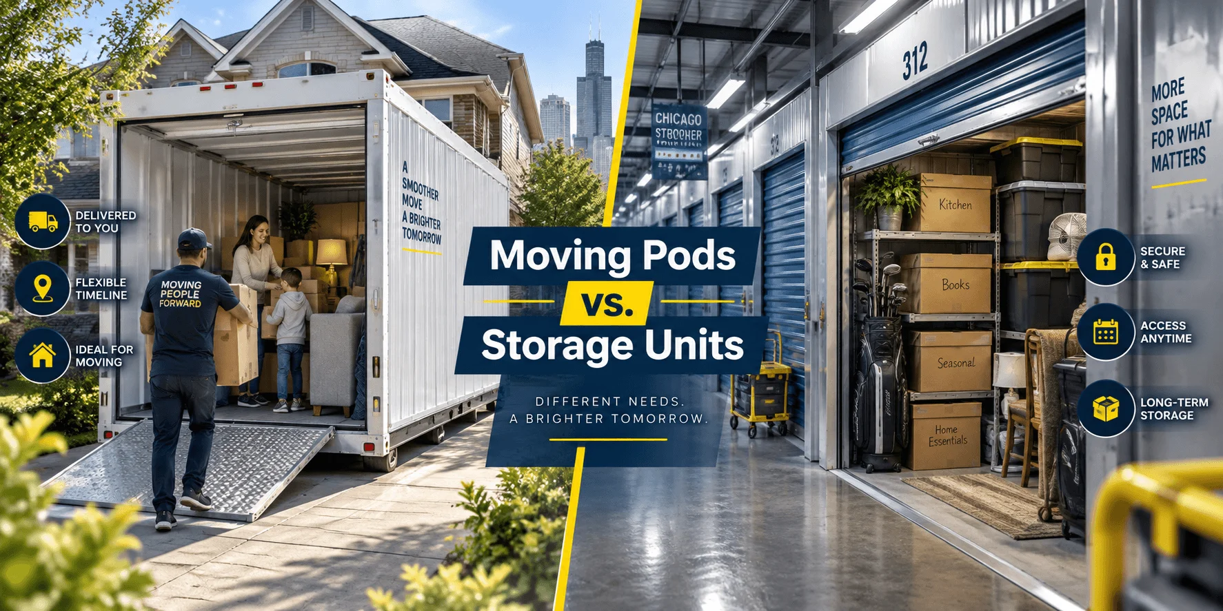 pods vs storage unit​